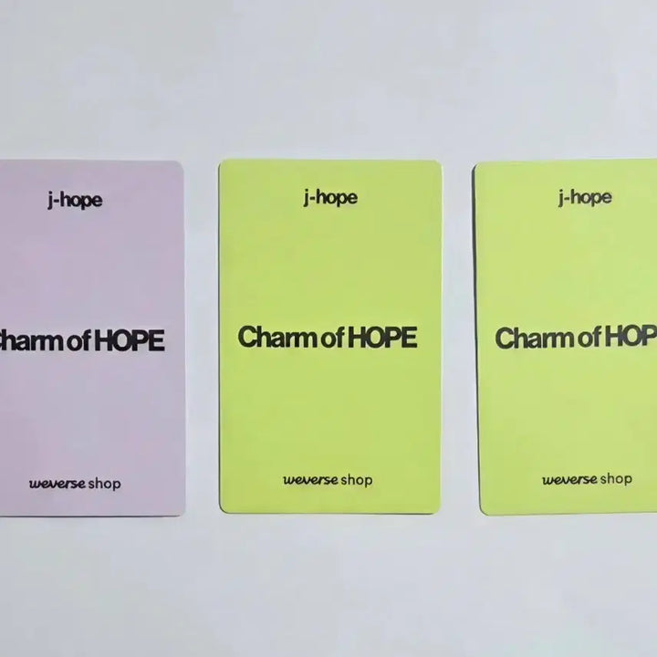 [SOLD OUT] BTS 제이홉 charm of hope 위버스 특전 포카