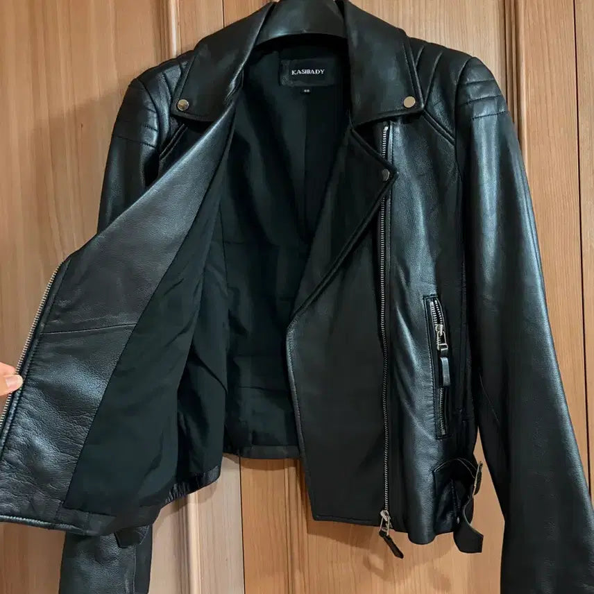 [BUNJANG] KASIBODY Italian Lambskin Leather Jacket Black / 카시바디 이태리 양가죽 자켓 KASIBODY 여자
