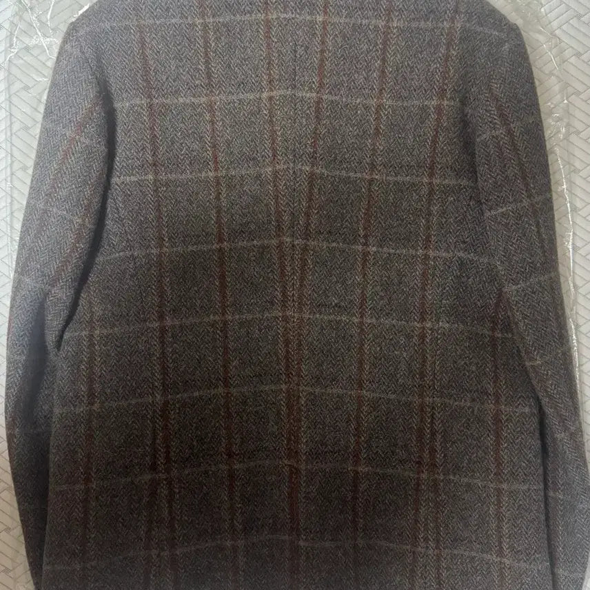 [SOLD OUT] 모한 오버핏 울 체크 자켓 xs