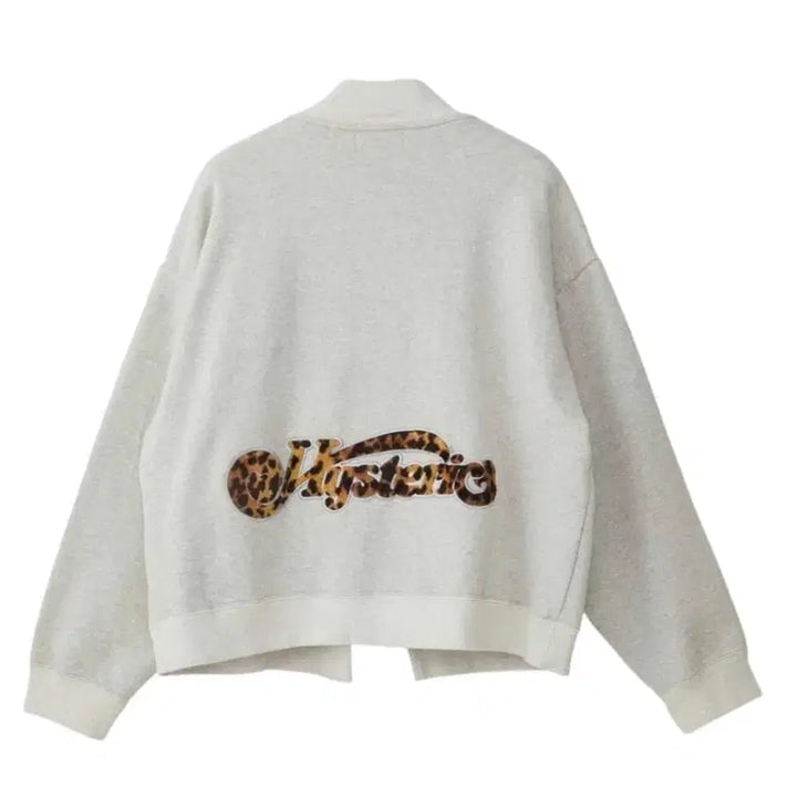 [BUNJANG] Hysteric Glamour Love Applique Gray Zip-Up Jumper / 히스테릭글래머 탑 점퍼 집업 러브 아플리케 그레이