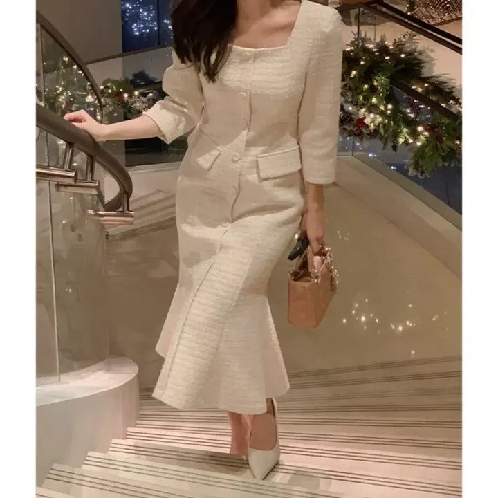 [BUNJANG] Dali Hotel Guest Dress / 달리호텔 하객룩 원피스