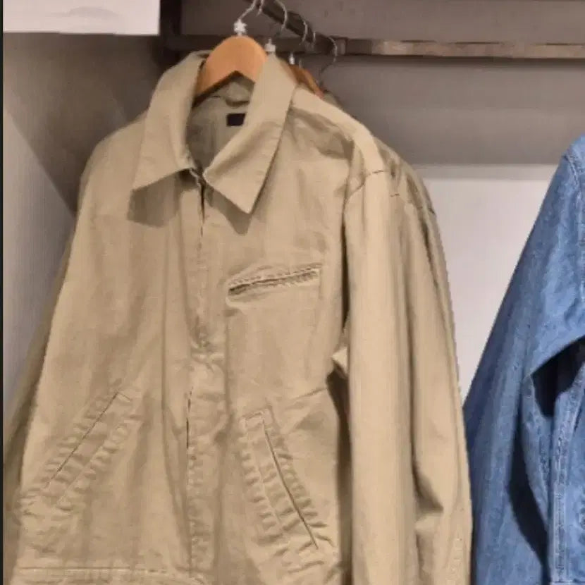 [BUNJANG] Uniqlo Zip-Up Blouson Beige / 새상품 유니클로 집업 블루종 베이지 판매합니다