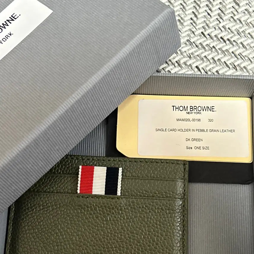 [BUNJANG] Thom Browne Card Wallet Dark Green / 톰브라운 카드지갑