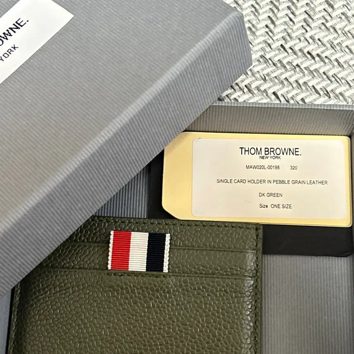 [BUNJANG] Thom Browne Card Wallet Dark Green / 톰브라운 카드지갑