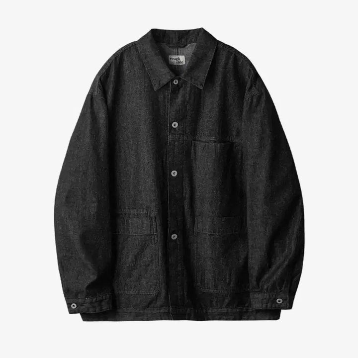 [BUNJANG] Rough Side Lounge Denim Jacket / [1]러프사이드 라운지 데님자켓
