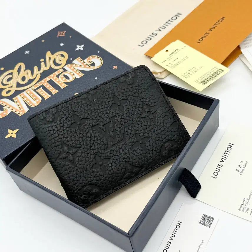 [BUNJANG] Louis Vuitton Taurillon Multiple Wallet Bifold / [정품] 루이비통 토뤼옹 멀티플 월릿 반지갑