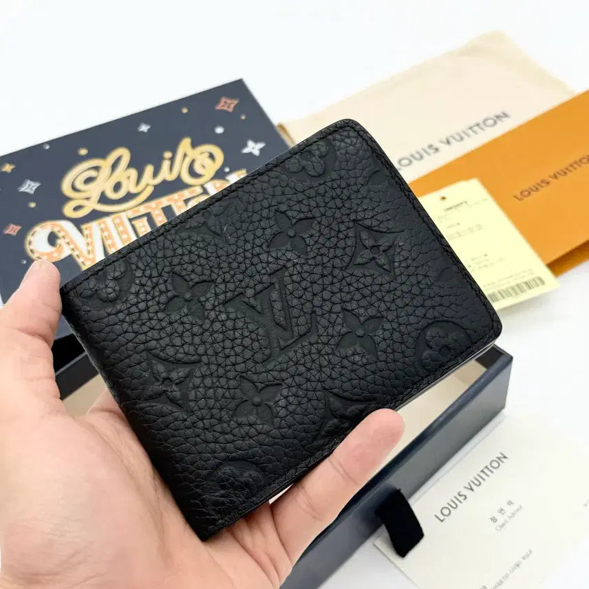 [BUNJANG] Louis Vuitton Taurillon Multiple Wallet Bifold / [정품] 루이비통 토뤼옹 멀티플 월릿 반지갑