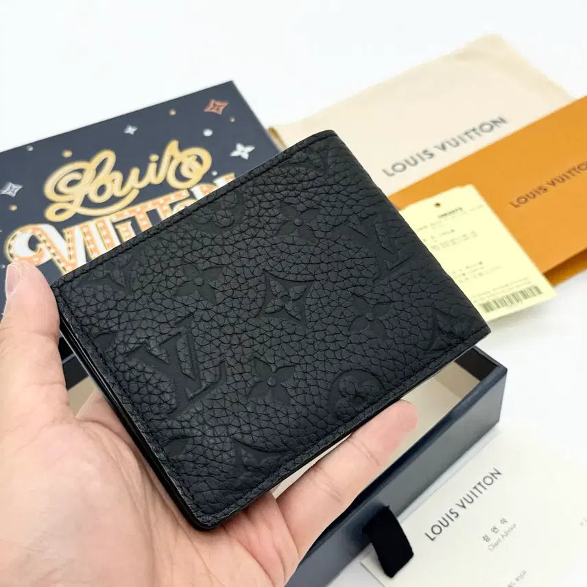 [BUNJANG] Louis Vuitton Taurillon Multiple Wallet Bifold / [정품] 루이비통 토뤼옹 멀티플 월릿 반지갑