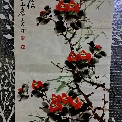 [BUNJANG] Oriental Painting Camellia Painting / 동양화 동백그림 화조도