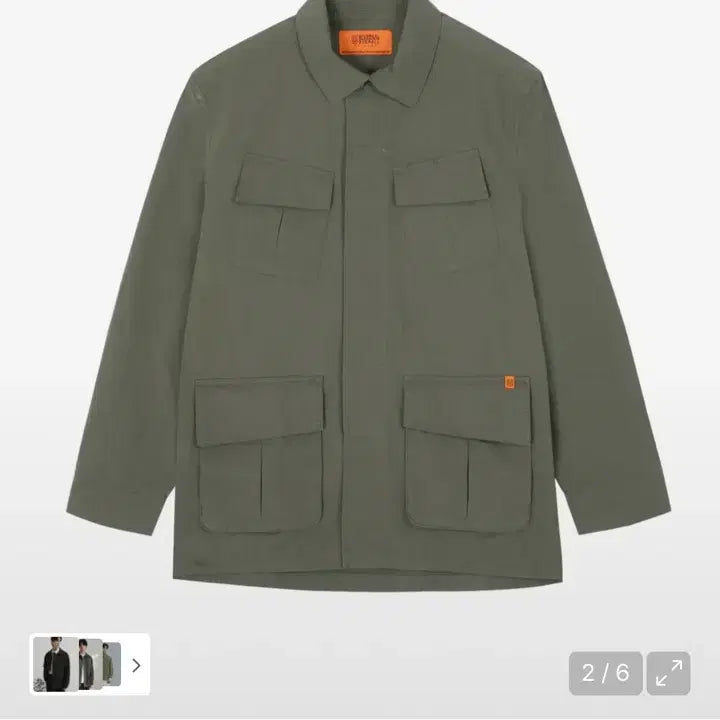 [BUNJANG] Universal Overall Jungle Fatigue Jacket Khaki XL / 유니버셜 오버롤 정글 퍼티그 자켓 XL