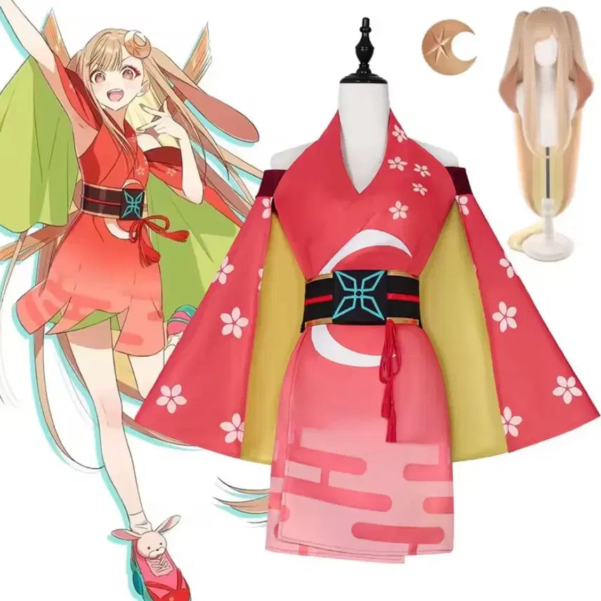 [BUNJANG] Kaguya Princess Cosplay Set / 초 카구야 히메 카구야 공주 코스프레ㅣ할로윈 코스튬 가구야