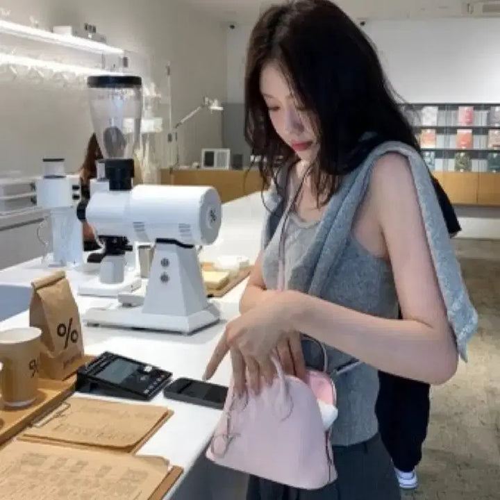 [BUNJANG] LePlain Sophie Cardigan and Tank Top Set - Gray / 르플레인 소피 나시 가디건 세트 그레이