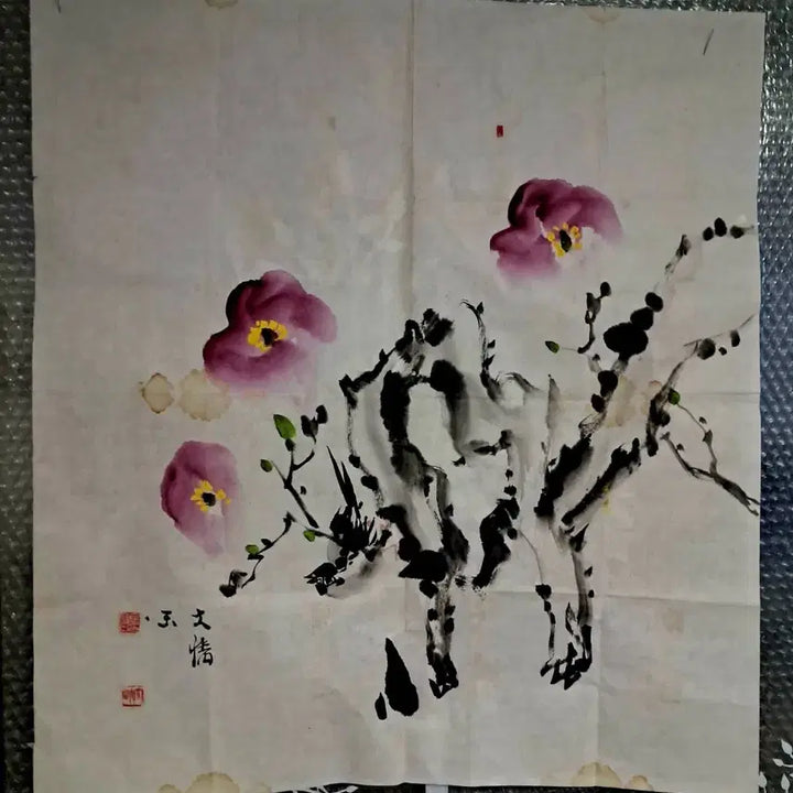 [BUNJANG] Kim Hyung-seok Floral Painting / 대정연사 김형석 꽃그림