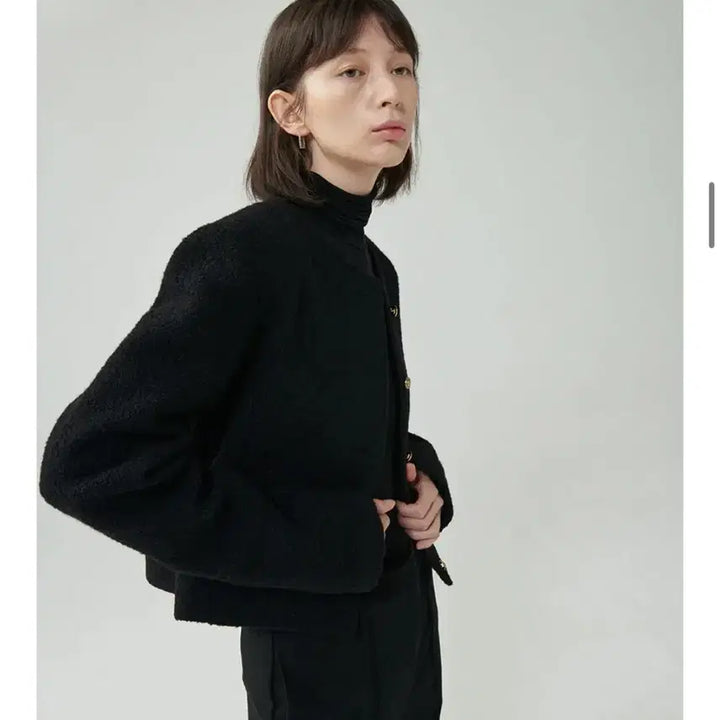 [BUNJANG] Archaic Bookle Tweed Black Jacket / 아르카익 부클 트위드 블랙 자켓 bookle tweed jacket