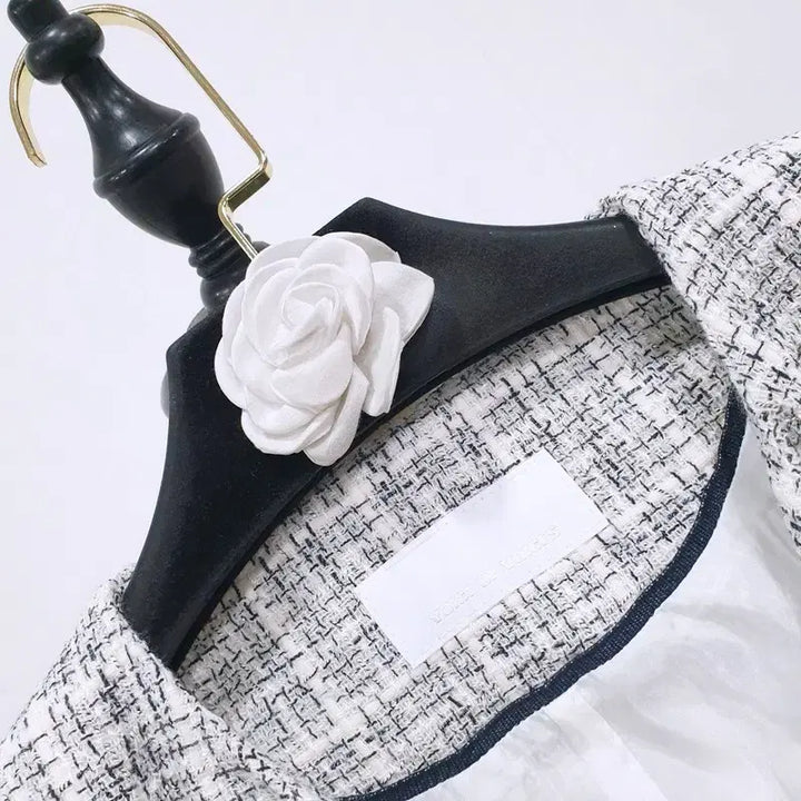 [SOLD OUT] VOV 보브 노카라 반팔 트위드 자켓