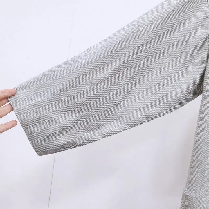 [BUNJANG] 8times 100% Linen Herringbone Jacket / 에잇타임즈 린넨100 헤링본 자켓