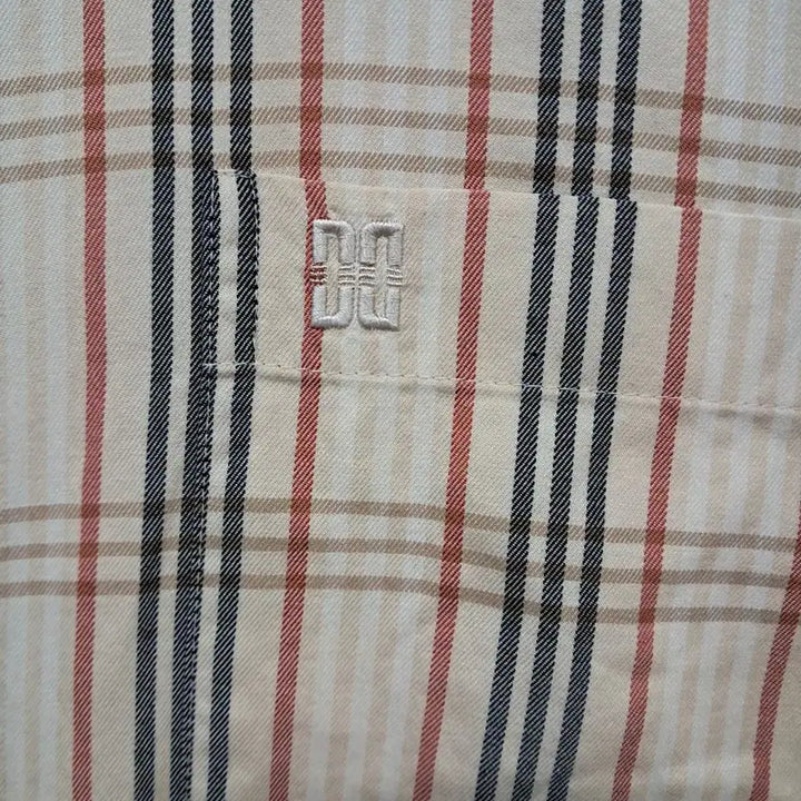 [BUNJANG] Daks Check Long Sleeve Shirt (Size 100) / 닥스 체크 긴팔 셔츠 100