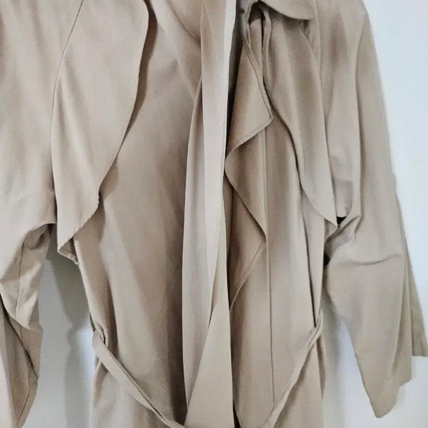 [BUNJANG] BANEIK 7-Sleeve Trench Cardigan Beige / 반에이크 7부 트렌치 가디건 free