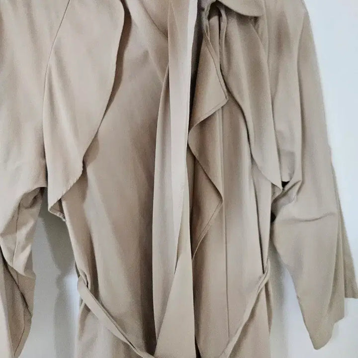 [BUNJANG] BANEIK 7-Sleeve Trench Cardigan Beige / 반에이크 7부 트렌치 가디건 free