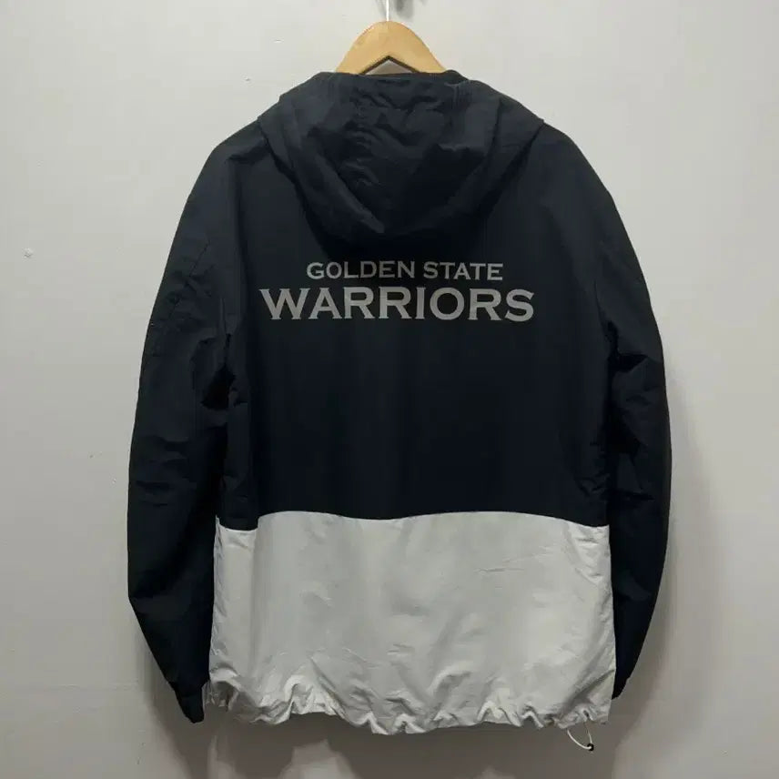 [BUNJANG] NBA Golden State Warriors Hooded Anorak Jacket (Size M) / NBA 골든스테이트 워리어스 후드 아노락 46 M