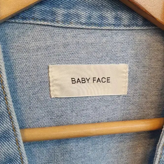 [BUNJANG] BABY FACE Denim Jacket Light Blue / BABY FACE  청 데님 자켓 라이트블루 프리사이즈