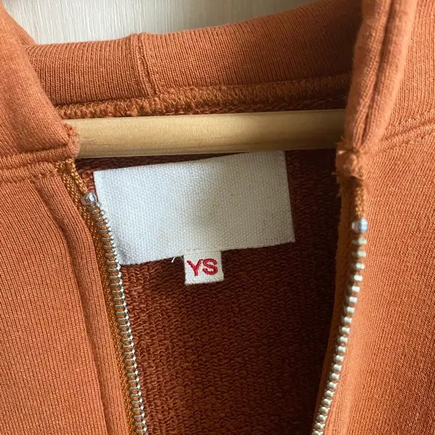 [BUNJANG] Yokosakamoto Orange Zip-up Hoodie / 요코사카모토 집업후드 오렌지 3사이즈