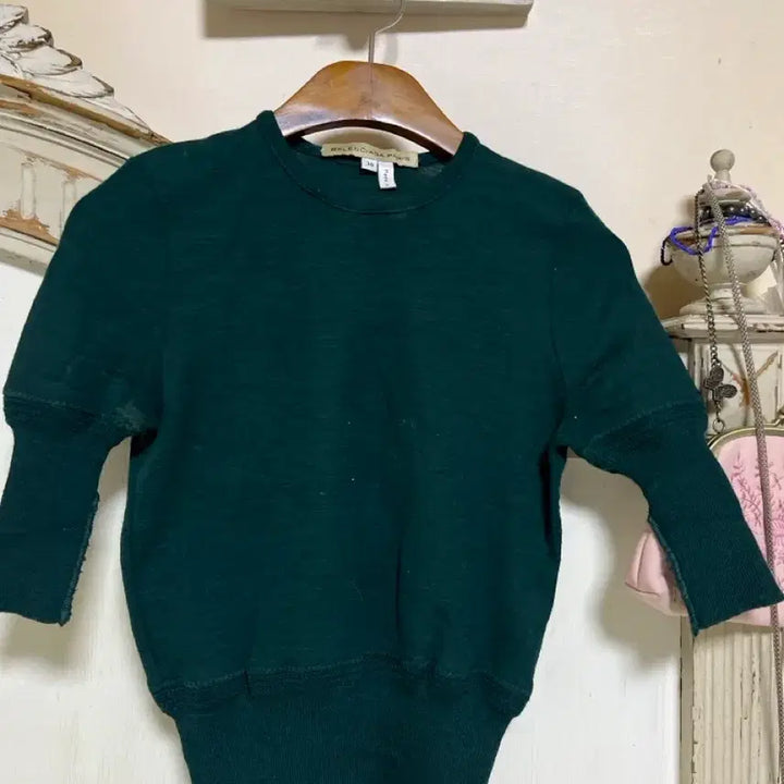 [BUNJANG] Balenciaga Deep Green Knit Sweater / 발렌시아가 딥그린니트