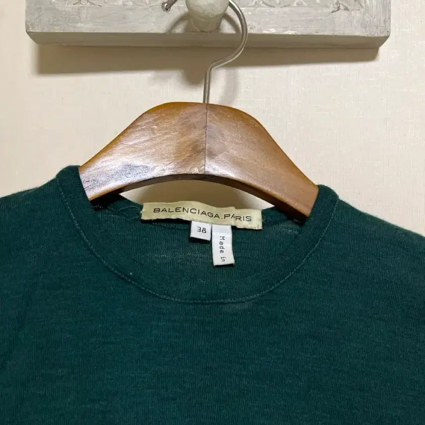 [BUNJANG] Balenciaga Deep Green Knit Sweater / 발렌시아가 딥그린니트