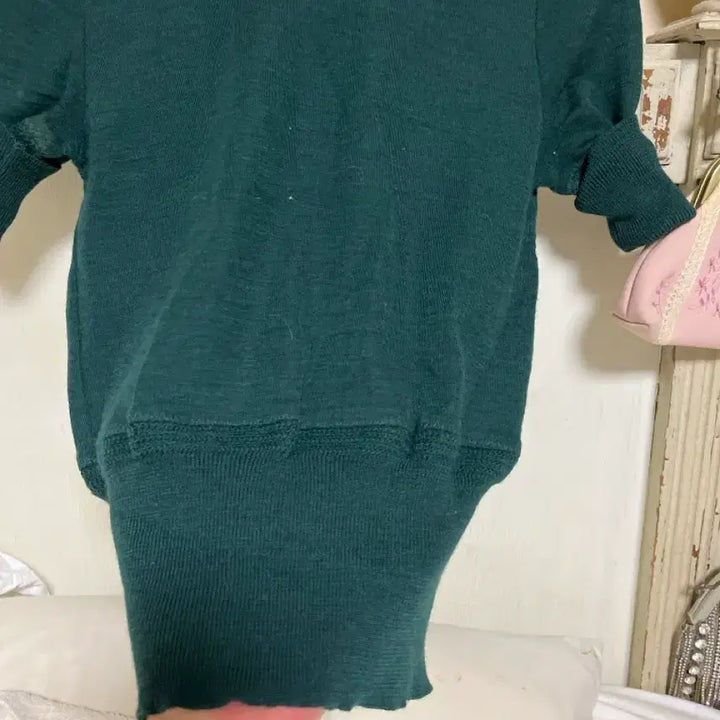 [BUNJANG] Balenciaga Deep Green Knit Sweater / 발렌시아가 딥그린니트