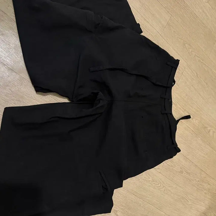 [BUNJANG] Essential EQL Belted Volume Pants - Black (Size 2) / 에센셜 EQL 벨티드 볼륨 팬츠 블랙 2사이즈
