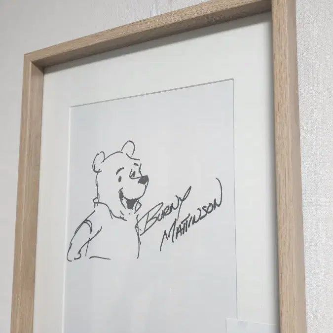 [BUNJANG] Bernie Mattinson Winnie the Pooh Signed Illustration Artwork / 버니매틴슨 곰돌이푸 친필일러스트(인증o)