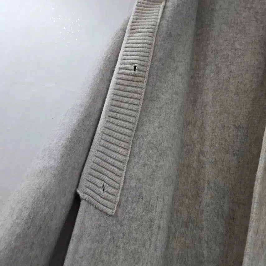 [BUNJANG] Wool Hooded Long Coat / 울 후드 롱코트