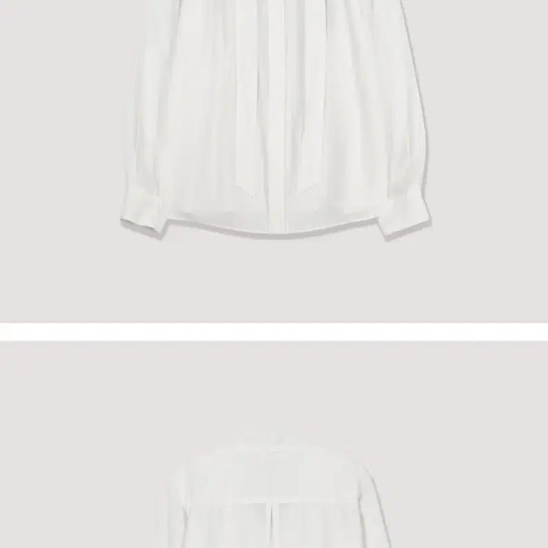 [BUNJANG] HowtoLoveMe LIORE Layered Tie Blouse / 하우투러브미 리오레 레이어드 타이블라우스