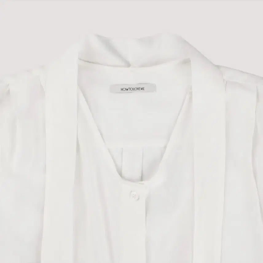 [BUNJANG] HowtoLoveMe LIORE Layered Tie Blouse / 하우투러브미 리오레 레이어드 타이블라우스