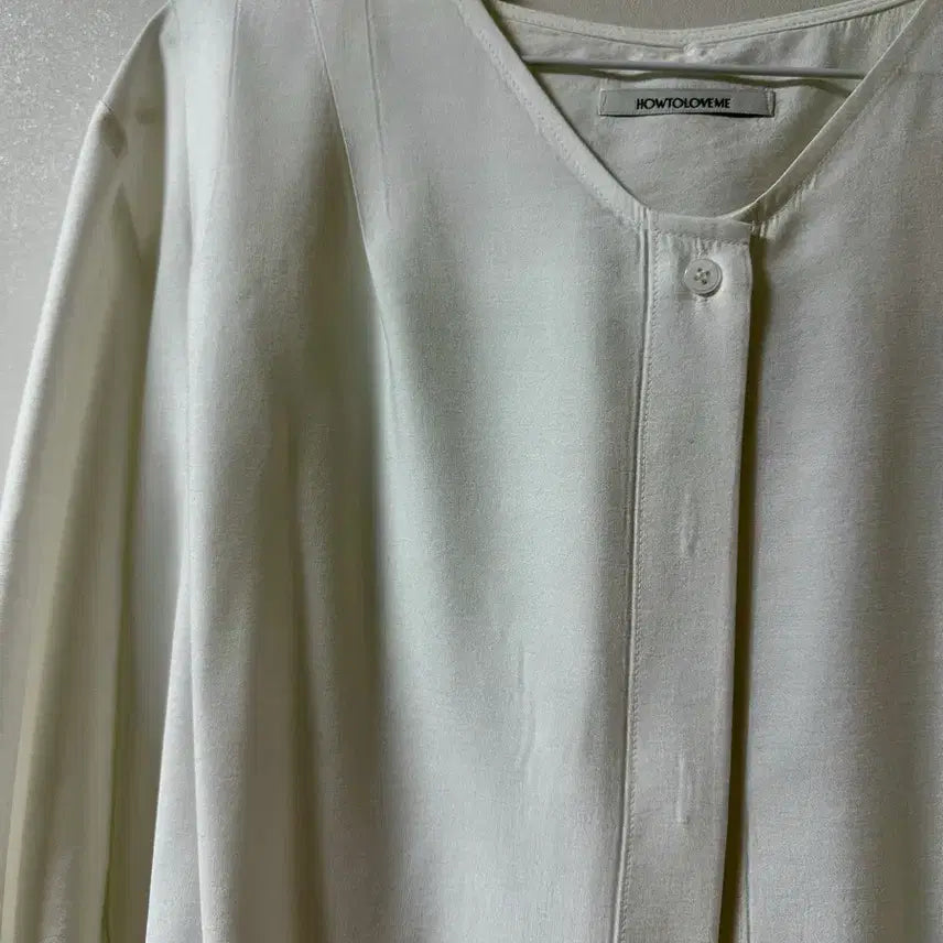 [BUNJANG] HowtoLoveMe LIORE Layered Tie Blouse / 하우투러브미 리오레 레이어드 타이블라우스
