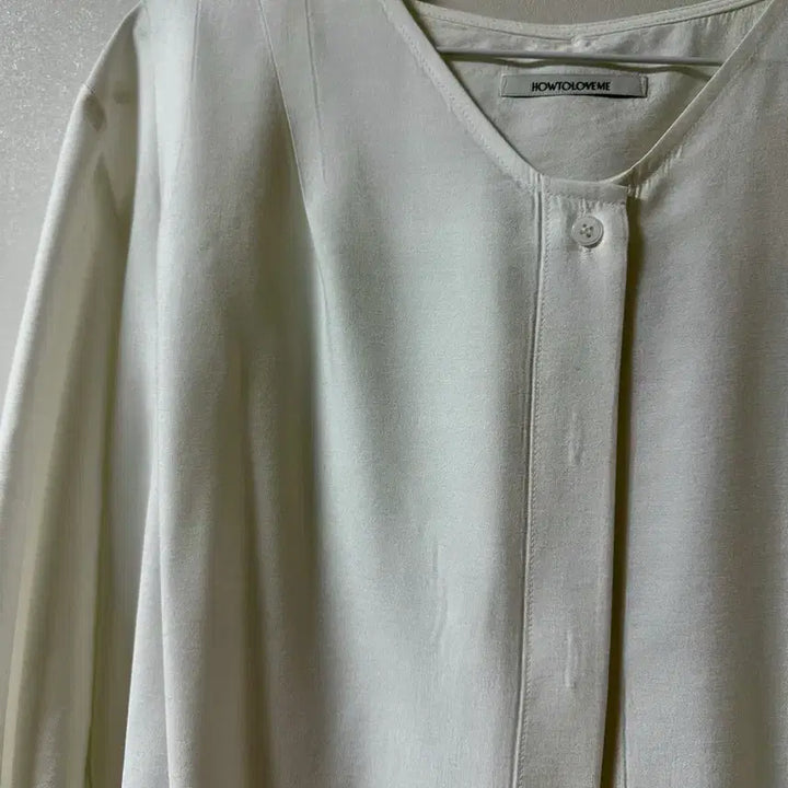 [BUNJANG] HowtoLoveMe LIORE Layered Tie Blouse / 하우투러브미 리오레 레이어드 타이블라우스