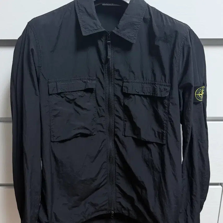 [SOLD OUT] 스톤아일랜드 블랙 포켓 셔츠 자켓