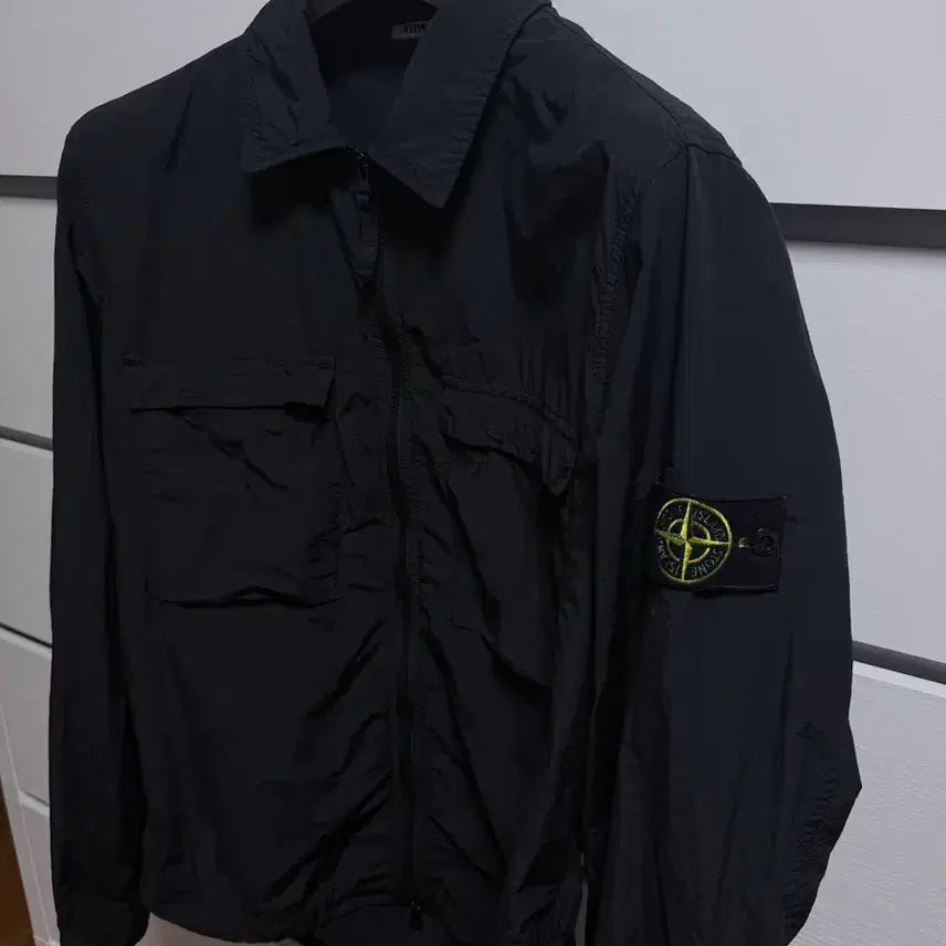 [SOLD OUT] 스톤아일랜드 블랙 포켓 셔츠 자켓
