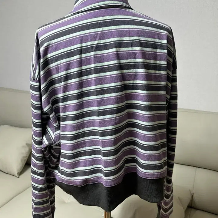 [SOLD OUT] 시티브리즈 스트라이프 카라맨투맨 M