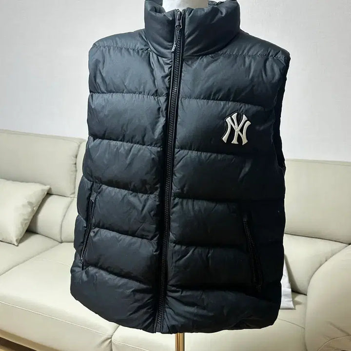 [BUNJANG] MLB Padded Vest Black L / MLB패딩조끼 검정색 L