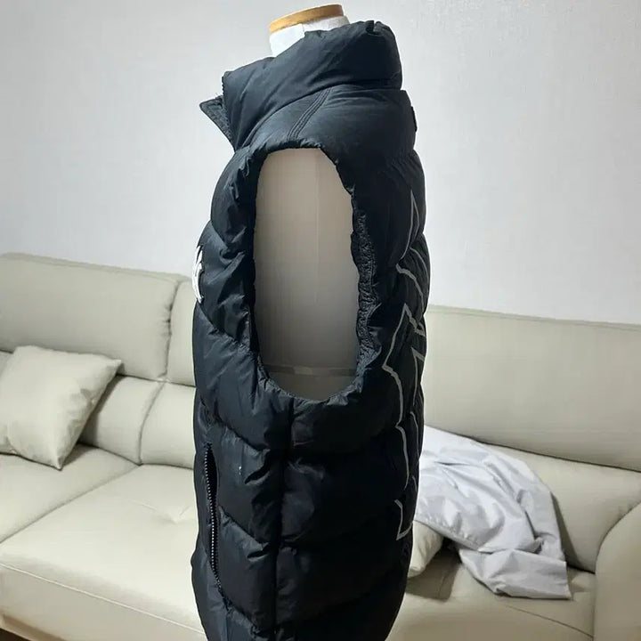 [BUNJANG] MLB Padded Vest Black L / MLB패딩조끼 검정색 L