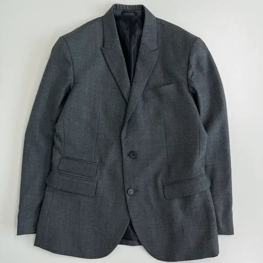 [BUNJANG] Neil Barrett Stretch Wool Double Pocket Gray Blazer / [정품] 닐바렛 스트레치 울원단 더블포켓 그레이 블레이저