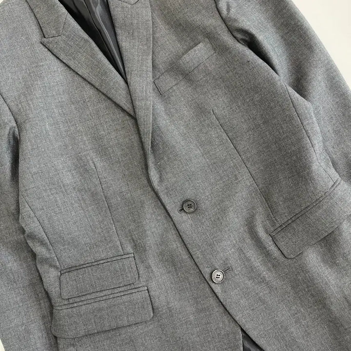 [BUNJANG] Neil Barrett Stretch Wool Double Pocket Gray Blazer / [정품] 닐바렛 스트레치 울원단 더블포켓 그레이 블레이저