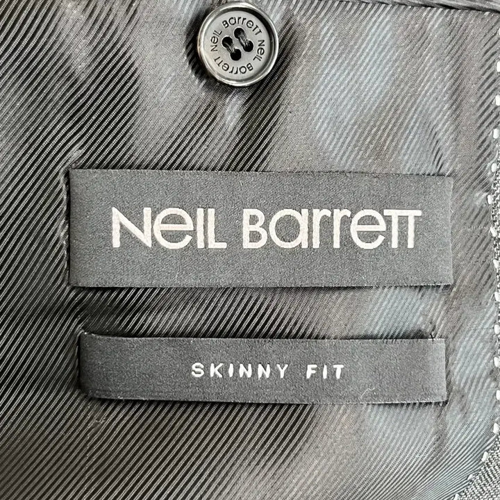 [BUNJANG] Neil Barrett Stretch Wool Double Pocket Gray Blazer / [정품] 닐바렛 스트레치 울원단 더블포켓 그레이 블레이저