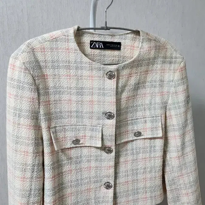 [SOLD OUT] 자라 체크 셋업 아우터xs 치마바지s