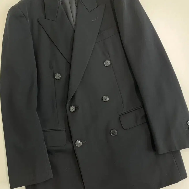 [BUNJANG] Lanvin Navy Wool 100% Double Button Blazer / [정품] 랑방 울100 네이비 더블 버튼 블레이저