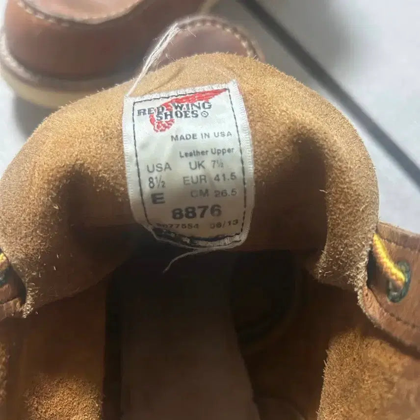 [BUNJANG] Red Wing 8876 Work Boots / 레드윙 목토 8876  8.5 사이즈