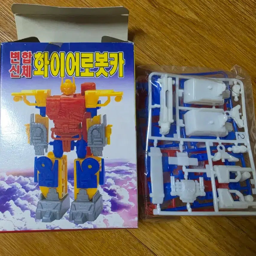 [BUNJANG] Shinwan Toy Transformation Fire Robot Car Plastic Model Kit / 신완완구 변신합체 화이어로봇카 프라모델