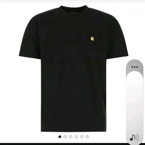 [BUNJANG] Carhartt WIP Logo Black T-shirt XL / 칼하트 WIP 로고 블랙 티셔츠 XL 새상품