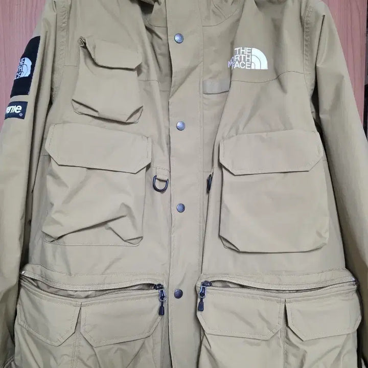 [BUNJANG] Supreme x The North Face Cargo Jacket Beige / M] 슈프림 노스페이스 카고자켓 골드 베이지